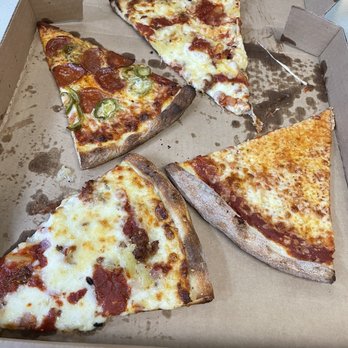 The Friendly - Slices of pizza: Hawaiian, pepperoni and jalapeño, cheese - Pizza Near Me - San Diego, California The Friendly - Slices of pizza: Hawaiian, pepperoni and jalapeño, cheese - Pizza Near Me - San Diego, California