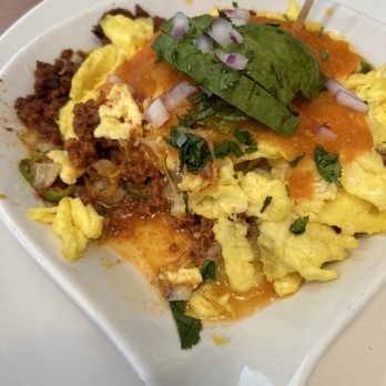 Broken Yolk Cafe - Chorizo Scramble - Breakfast & Brunch Near Me - La Quinta, California