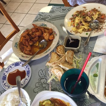 Boba World - Ham fried rice, beef curry, potstickers, and orange chicken. - Shanghainese Near Me - Woods Cross, Utah
