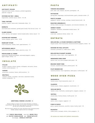 Menu photo 3 Siena Restaurant Snyder, NY