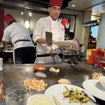 Benihana - Carlsbad - Thanks for an awesome evening and this chef is amazingly funny and cooks our food so yummy. - Sushi Bars Near Me - Carlsbad, California