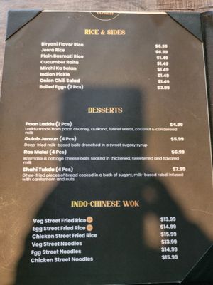 Menu photo 7 Charminar Express Temecula, CA