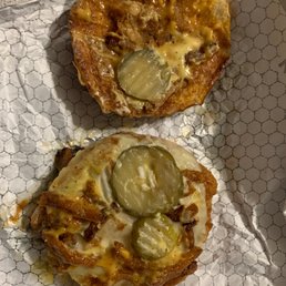 Example of said sloppy burger