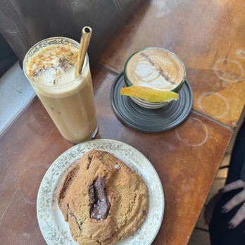 Discourse Coffee - Channel Orange iced latte, Chocolate Chip Cookie - Coffee & Tea Near Me - Milwaukee, Wisconsin