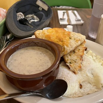 Borderline Cafe - Biscuits and Gravy with jalapeño biscuits - Breakfast & Brunch Near Me - Lakewood, Ohio