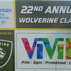 Vivid Print & Apparel - Vivid's signs for the 22nd UVU golf tournament - we love what we do and we have a lot of fun doing it!