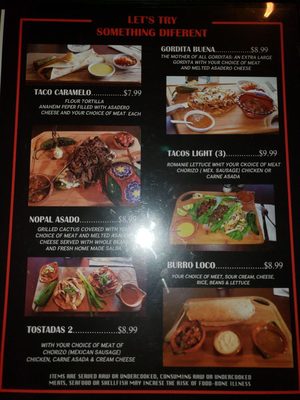 Menu photo 5 La Ilusion Al Carbon Tacoma, WA
