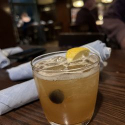 Apple pear whiskey sour