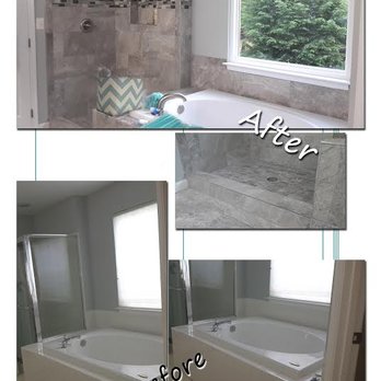 Navid's Construction - before and after of a bathroom remodel - General Contractors Near Me - Purcellville, Virginia Navid's Construction - before and after of a bathroom remodel - General Contractors Near Me - Purcellville, Virginia