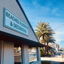 Beaches Flooring & Decorating from the outside on 3rd st. Beaches Flooring & Decorating from the outside on 3rd st.