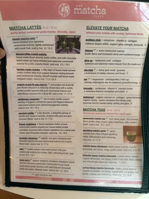 Menu photo 2 Our Matcha Place Temecula, CA