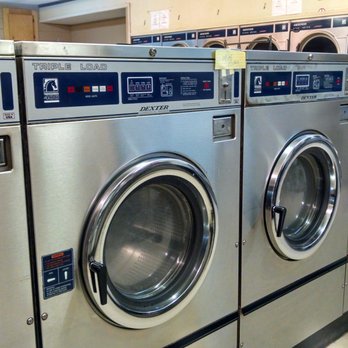 The Wash Pot Coin Laundry - Neat and clean!  Notice that these machines are for triple loads. - Laundromat Near Me - Cumming, Georgia