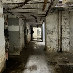 Fort Columbia State Park - Inside a battery at Fort Columbia.