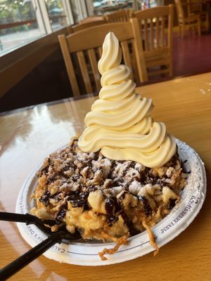 Log Ride Funnel Cake by null