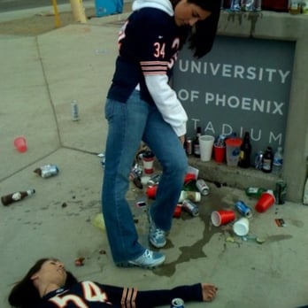 State Farm Stadium - Naperville and St Charles in rare form.  Note the superbowl trash.  When 120,000 come watch a game, put more trash cans out - Stadiums & Arenas Near Me - Glendale, Arizona