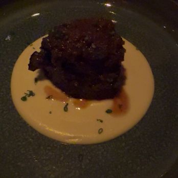 Matu - 8-Hour Braised Beef Cheek, celeriac puree - Steakhouses Near Me - Beverly Hills, California Matu - 8-Hour Braised Beef Cheek, celeriac puree - Steakhouses Near Me - Beverly Hills, California
