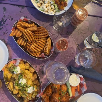 Recess - LOADED TATER TOTS, Chicken Wings*, waffle fries, RECESS Chop - American Near Me - Chicago, Illinois