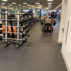 Compuware Wellness Center - Free-weight room.