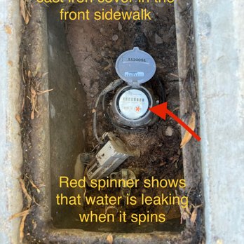 Leak Terminators - Front water meter - Pool & Hot Tub Service Near Me