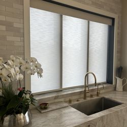 SEI Window Coverings - Roller shade to complete kitchen remodel