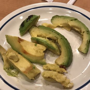 IHOP - I asked for avacado on my omelet and this is what they brought me.... so gross. Avacado still had the skin on it?! Wtf - Breakfast & Brunch Near Me - Peru, Illinois