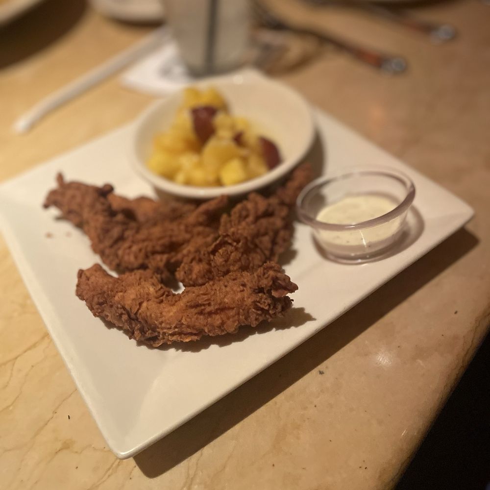 The Cheesecake Factory - Kids' Fried Chicken Strips - Desserts Near Me - Valencia, California The Cheesecake Factory - Kids' Fried Chicken Strips - Desserts Near Me - Valencia, California