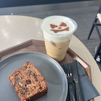DAMO - banana bread and einspanner latte - Coffee & Tea Near Me - Los Angeles, California DAMO - banana bread and einspanner latte - Coffee & Tea Near Me - Los Angeles, California