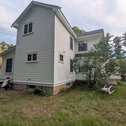 The north and west sides of the addition after Student Painters was almost done. The north and west sides of the addition after Student Painters was almost done.
