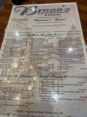 Menu photo 1 Bruno’s italian Ristorante Broken Arrow, OK