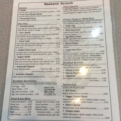 Menu photo 2 Demitasse Cafe Chicago, IL