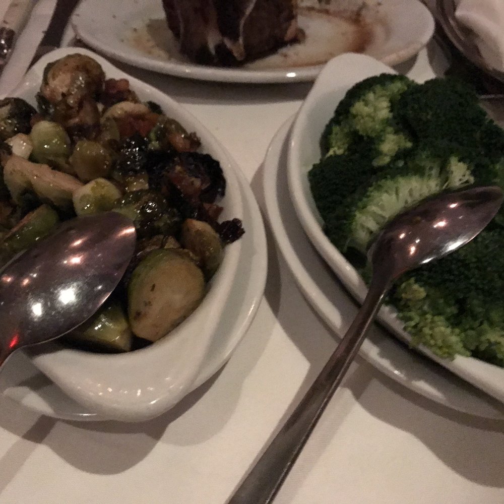 Ruth's Chris Steak House - Roasted Brussels Sprouts & Fresh Broccoli - Steakhouses Near Me - Gaithersburg, Maryland