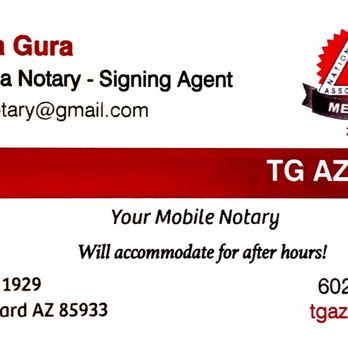 TG AZ Notary - Notaries Near Me TG AZ Notary - Notaries Near Me
