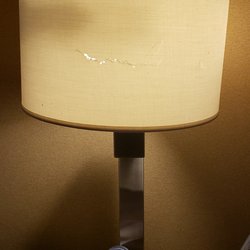 Comfort Inn - Broken Lampshade.
