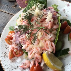 Salt & Sill Deli - Shrimp Sandwich lunch