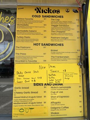 Menu photo 4 Nickos Sandwiches Glendale, CA Menu photo 4 Nickos Sandwiches Glendale, CA