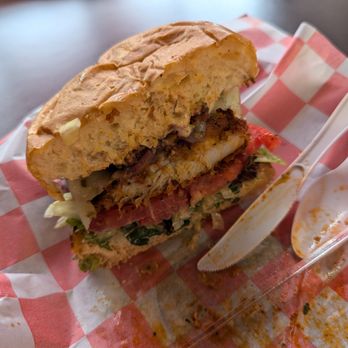 Ma Lou's Fried Chicken - Hot Chick Sandwich Interior - Chicken Shop Near Me - Ypsilanti, Michigan