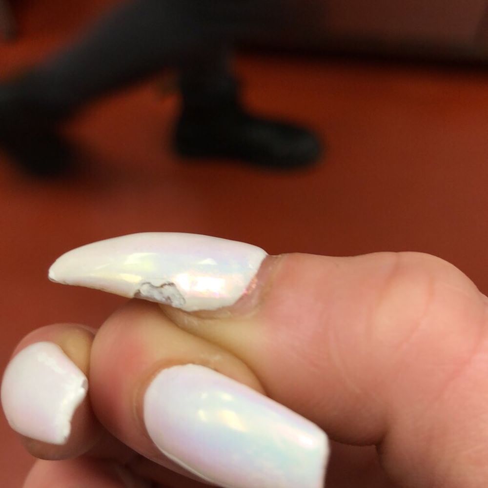 Lana's Diamond Salon - After 2 days this chip happened. - Nail Salons Near Me - Downey, California