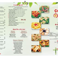 Ginger Asian Cuisine - Most up to date menu