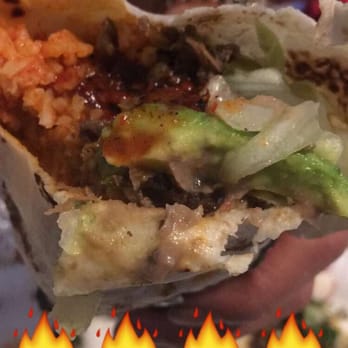 Tacos El Rey - Super hot fi yaaa steak burrito - Mexican Near Me - Tulalip, Washington