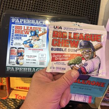 US Liquor - Bubble gum. And a can of beer that matches the gum - Beer, Wine & Spirits Near Me - Long Beach, California