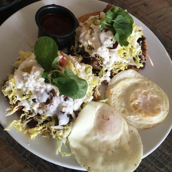 Caracol - Tostadas de Falda de Res - top it with the mole sauce! - Seafood Near Me - Houston, Texas Caracol - Tostadas de Falda de Res - top it with the mole sauce! - Seafood Near Me - Houston, Texas