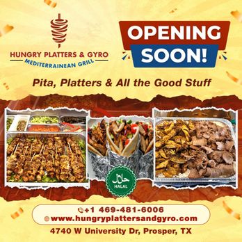 Hungry Platters & Gyro - Mediterranean Near Me - Prosper, Texas