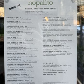 Nopalito - Menu - March 2025 - Mexican Near Me - San Francisco, California Nopalito - Menu - March 2025 - Mexican Near Me - San Francisco, California