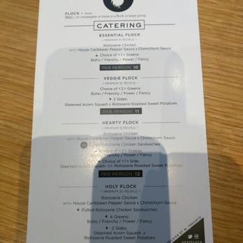 Flock Rotisserie + Greens - Menu - catering part 2 - Salad Near Me - Toronto, Ontario