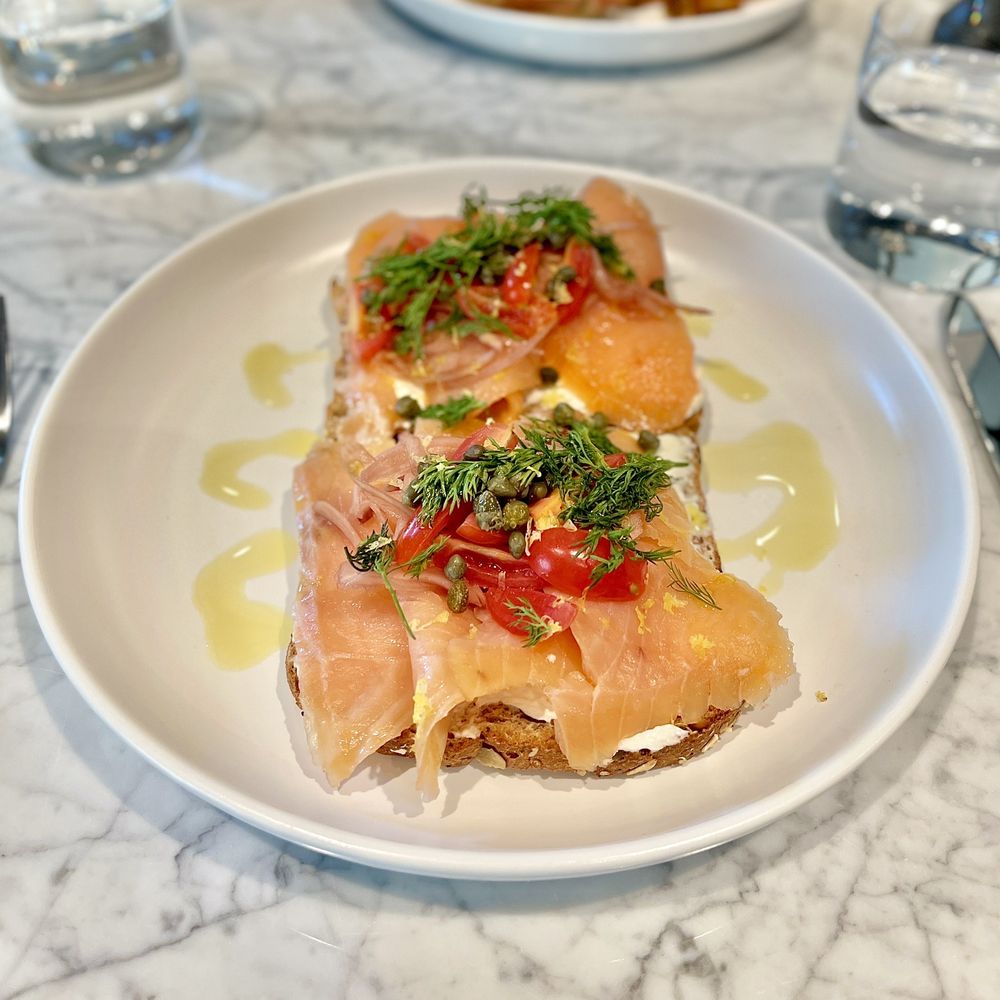 Kimpton The Forum Hotel - Birch & Bloom - Smoked Salmon Tartine (MUST TRY!!!) - Hotels Near Me - Charlottesville, Virginia Kimpton The Forum Hotel - Birch & Bloom - Smoked Salmon Tartine (MUST TRY!!!) - Hotels Near Me - Charlottesville, Virginia