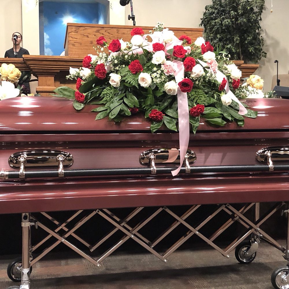 The beautiful casket of my mother. The beautiful casket of my mother.