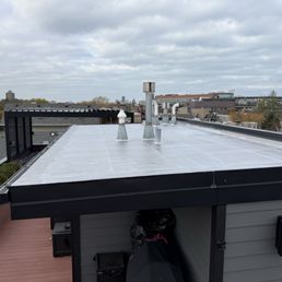 Extremely professional job on our "dog-house" on our "roof-top"