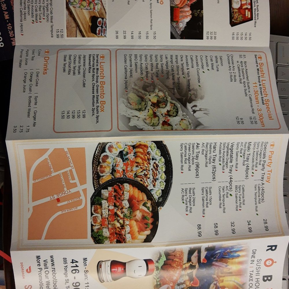 Robot Boil House - a menu for a sushi restaurant - Seafood Near Me - Toronto, Ontario Robot Boil House - a menu for a sushi restaurant - Seafood Near Me - Toronto, Ontario