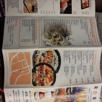 Robot Boil House - a menu for a sushi restaurant - Seafood Near Me - Toronto, Ontario