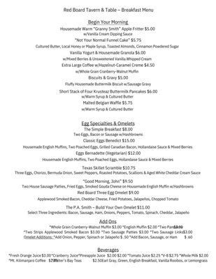 Menu photo 1 Red Board Tavern and Table Navasota, TX